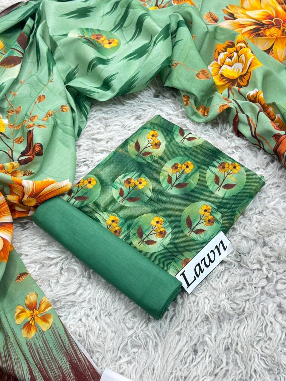 LAWN PRINTED 3PC