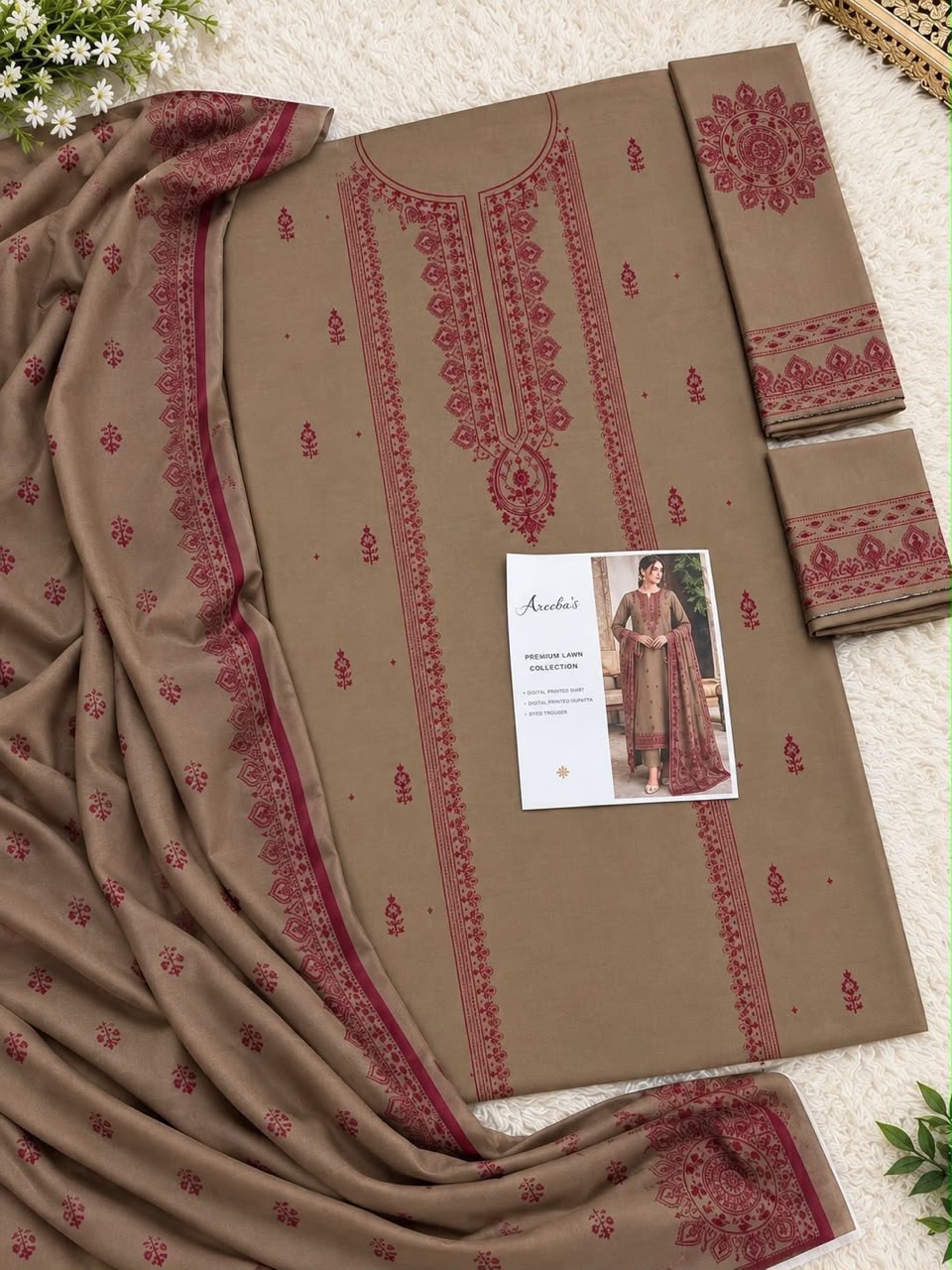 DHANAK EMB 3PC D-08
