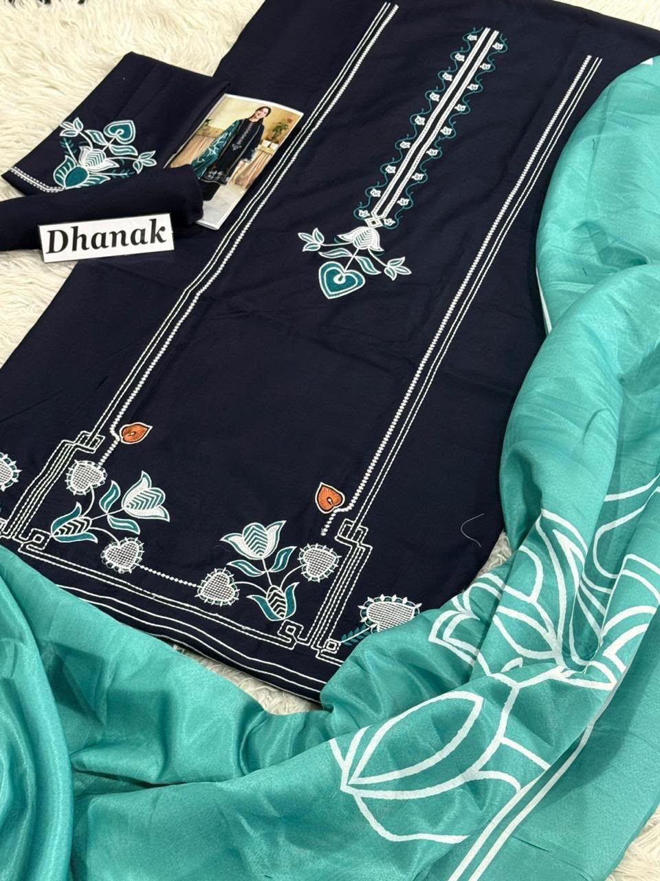 DHANAK EMB 3PC D-03