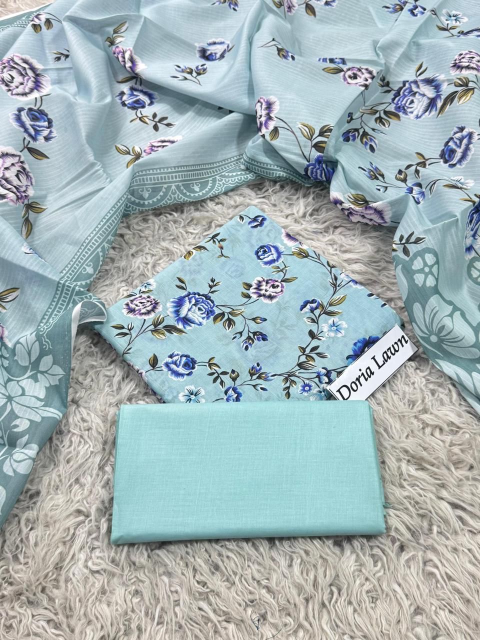DORIA LAWN PRINTED 3PC