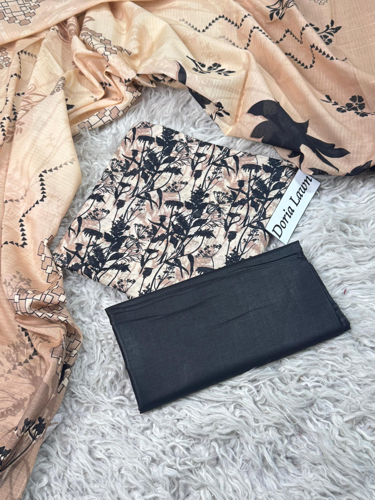 DORIA LAWN PRINTED 3PC