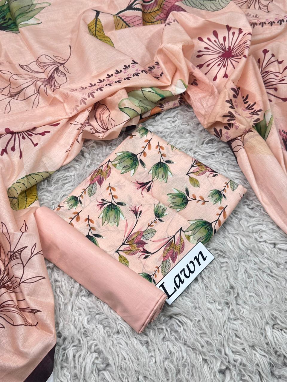 LAWN PRINTED 3PC